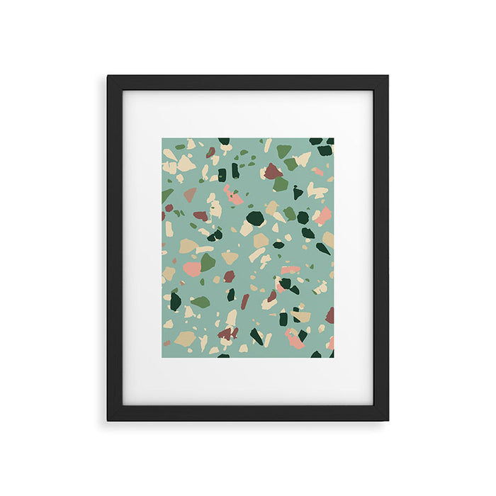 ZARAH TERRAZZO Framed Art Print Gallery Image 1
