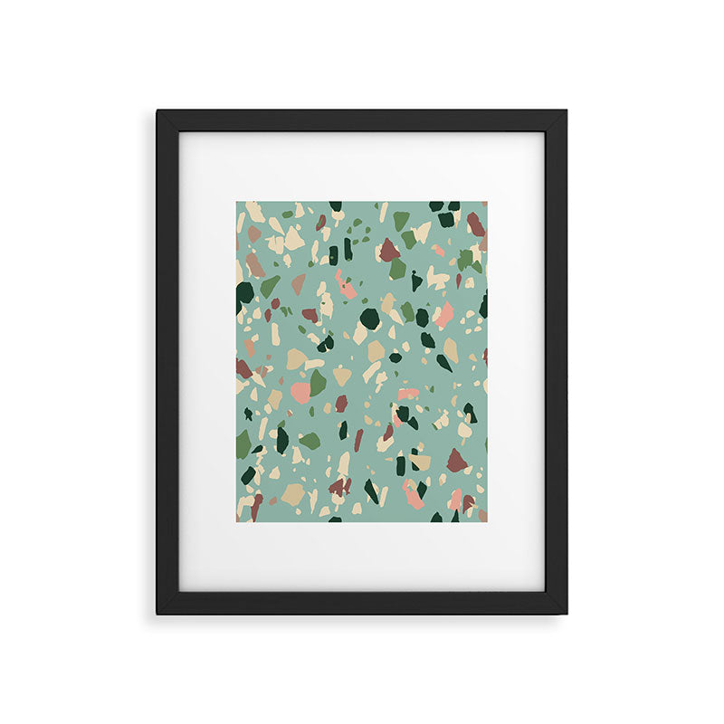 ZARAH TERRAZZO Framed Art Print Gallery Image 4