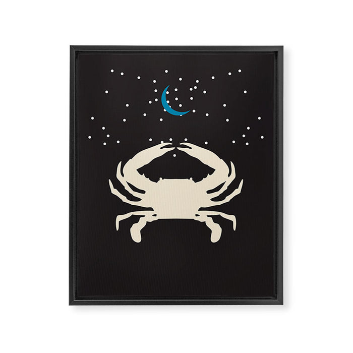 ZODIAC CANCER Framed Canvas Print Gallery Image 1