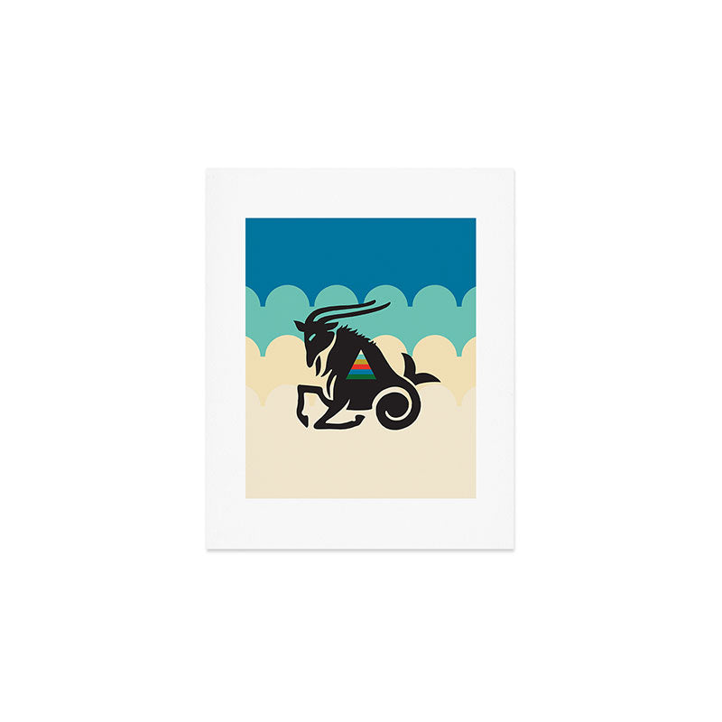 ZODIAC CAPRICORN Art Print