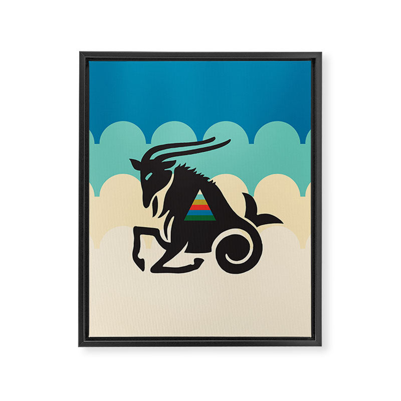 ZODIAC CAPRICORN Framed Canvas Print Gallery Image 6