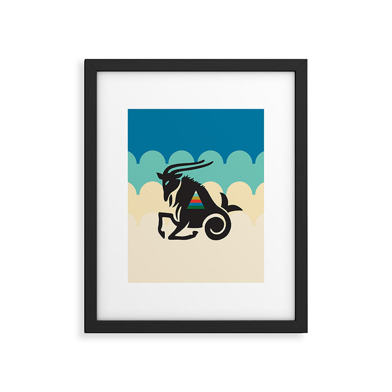 ZODIAC CAPRICORN Framed Art Print
