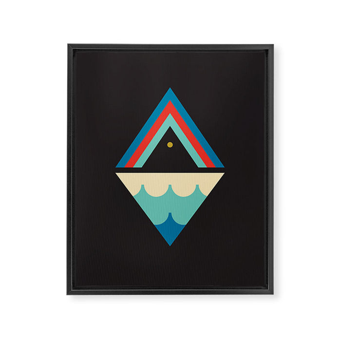 ZODIAC PISCES Framed Canvas Print Gallery Image 1