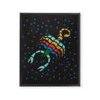 ZODIAC SCORPIO Framed Canvas Print Gallery Image 8
