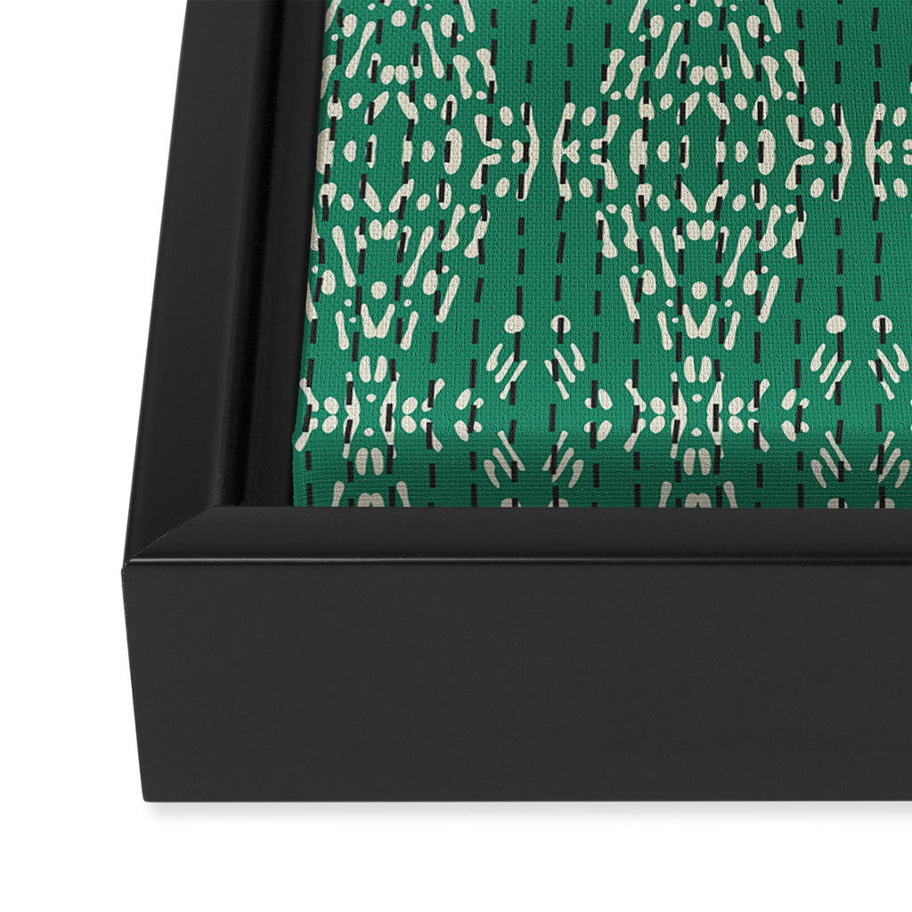 ZOLA KANTHA GREEN Framed Canvas Print Gallery Image 3