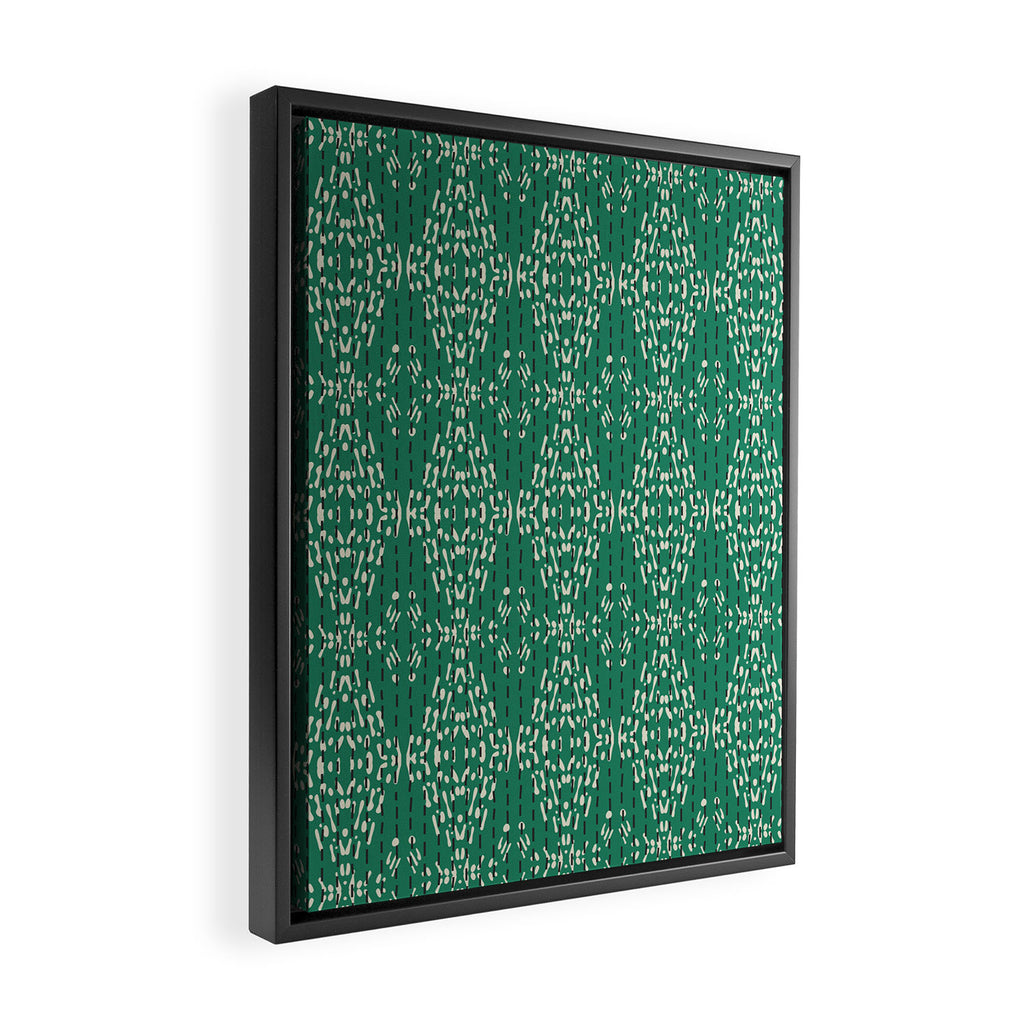 ZOLA KANTHA GREEN Framed Canvas Print Gallery Image 2