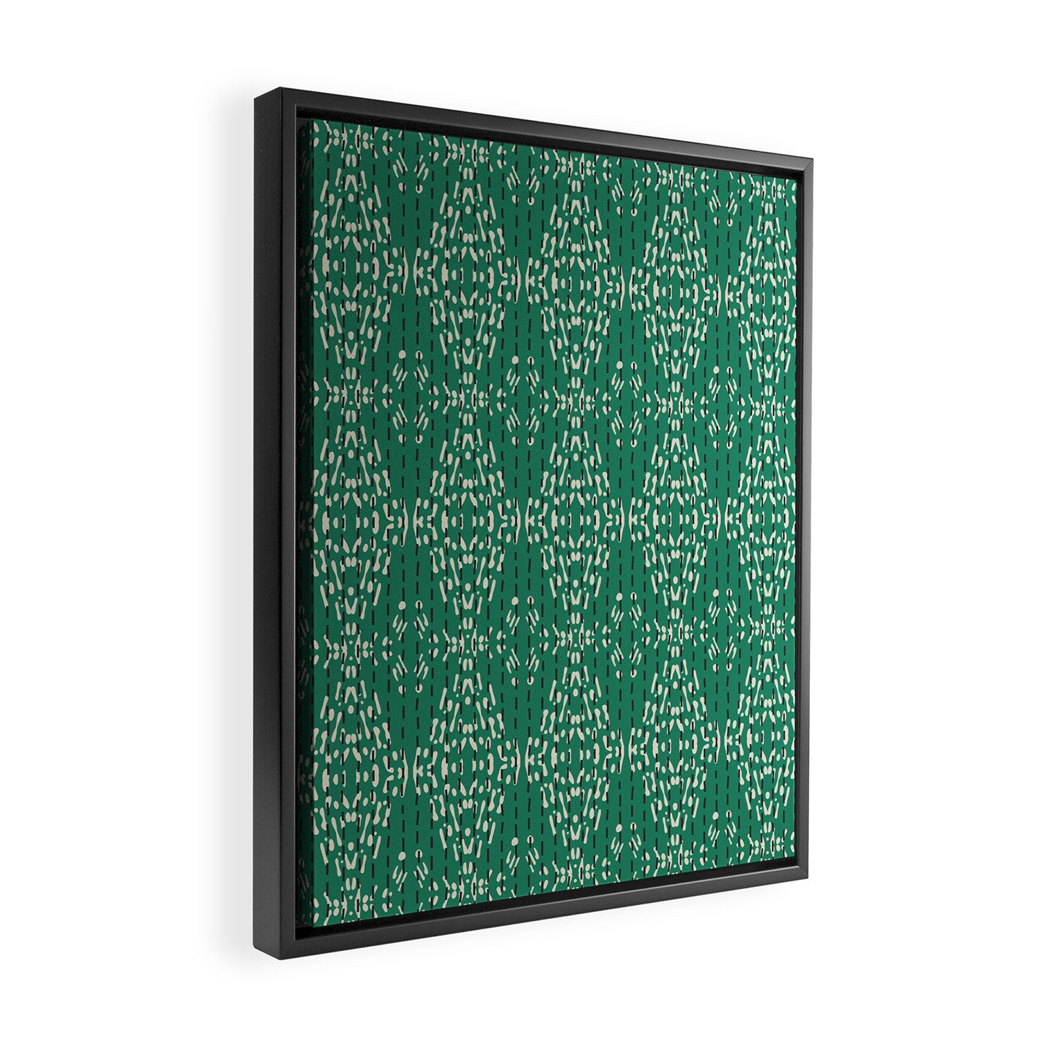 ZOLA KANTHA GREEN Framed Canvas Print Gallery Image 2