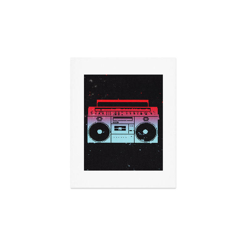 Boombox Art Print Gallery Image 1