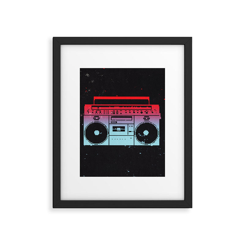 Boombox Framed Art Print Gallery Image 5
