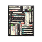 Cassettes Framed Canvas Print Gallery Image 6