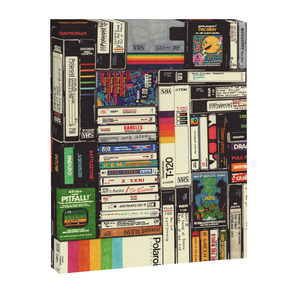 Cassettes, VHS and Video Games Canvas Print Gallery Image 6