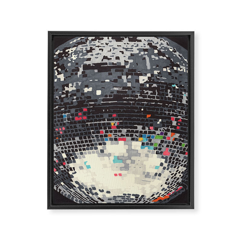 Disco Framed Canvas Print Gallery Image 6