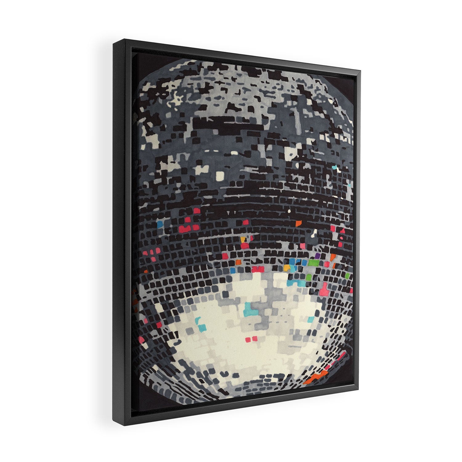 Disco Framed Canvas Print Gallery Image 2