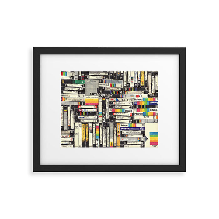VHS Framed Art Print Gallery Image 1