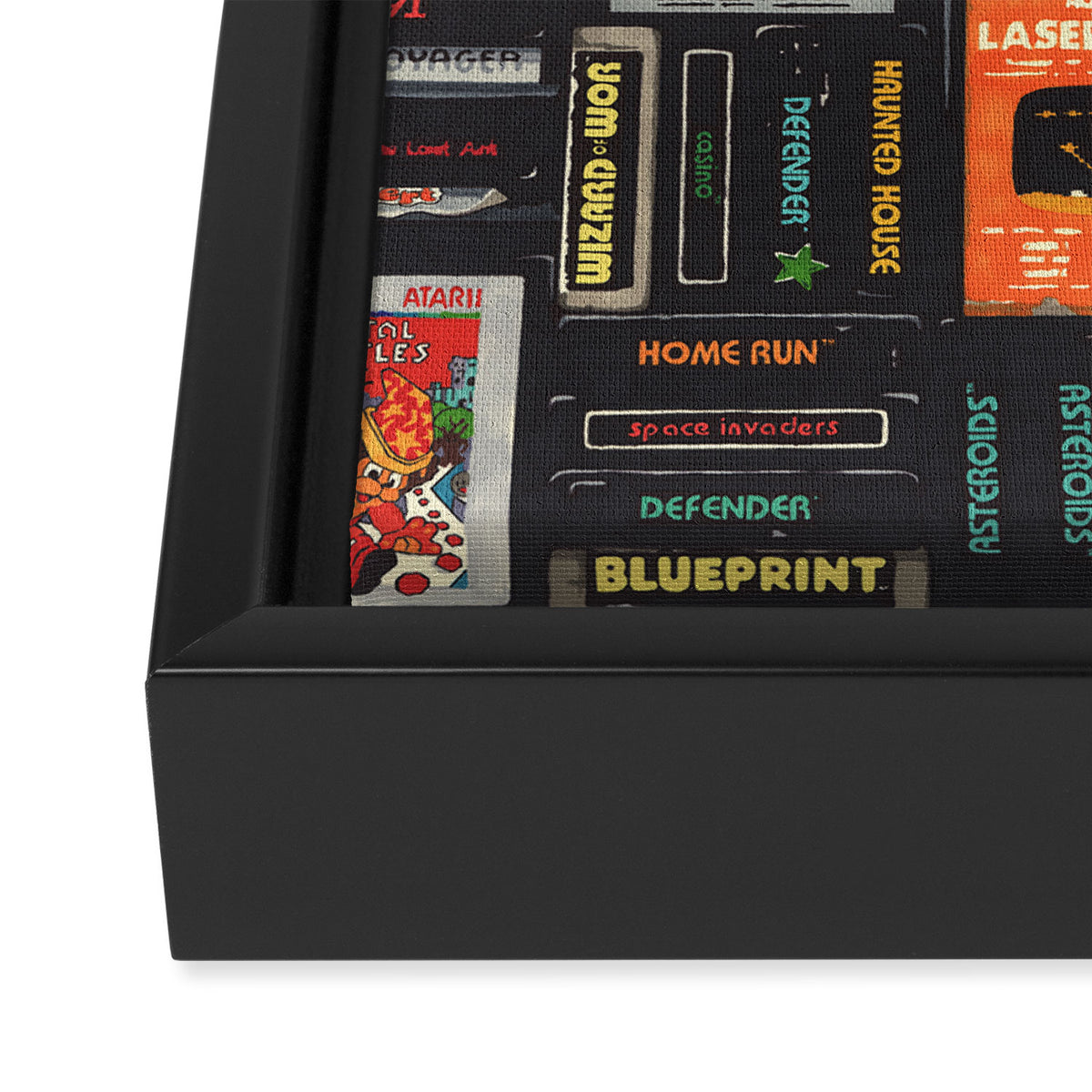 Video Games Framed Canvas Print Gallery Image 3