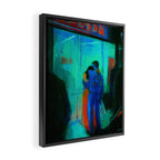Happy Shoppers Print Framed Canvas Print Gallery Image 2