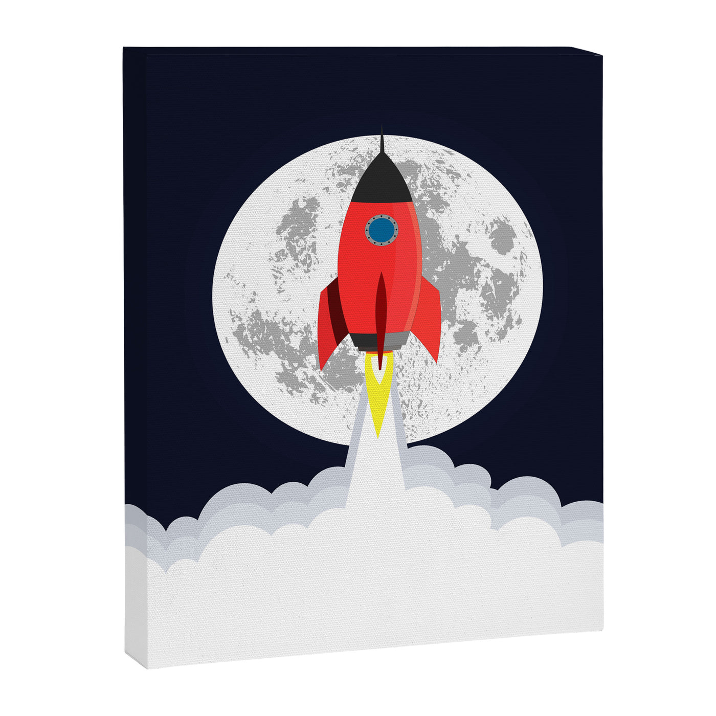 Rocket lift off Canvas Print