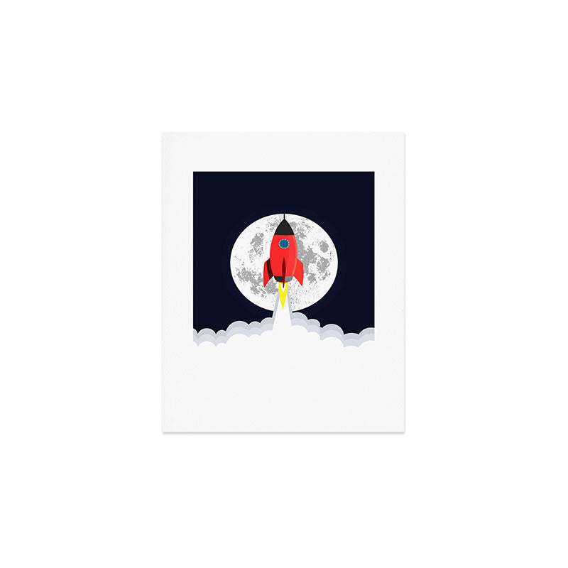 Rocket lift off Art Print Gallery Image 1