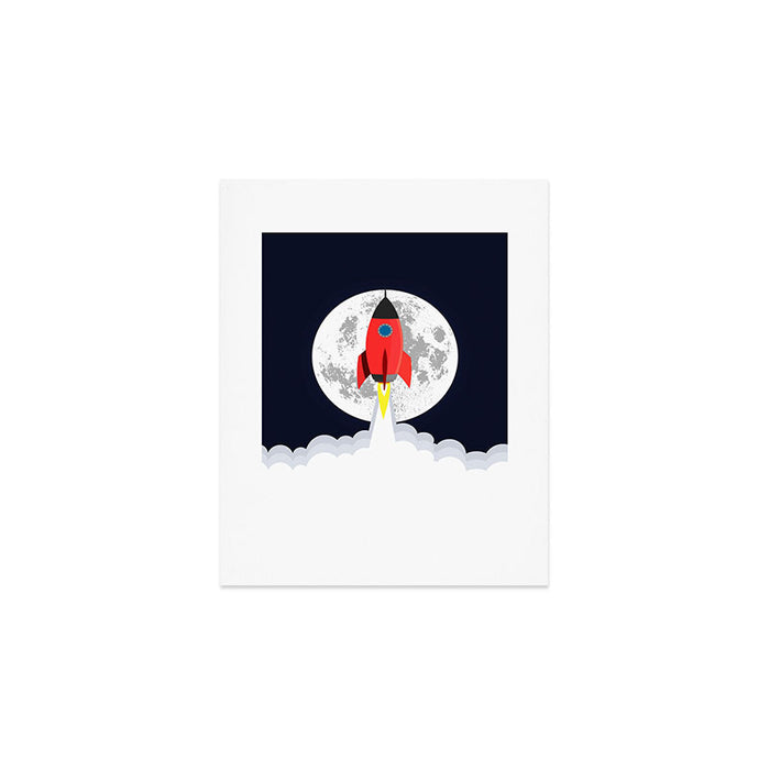 Rocket lift off Art Print Gallery Image 1
