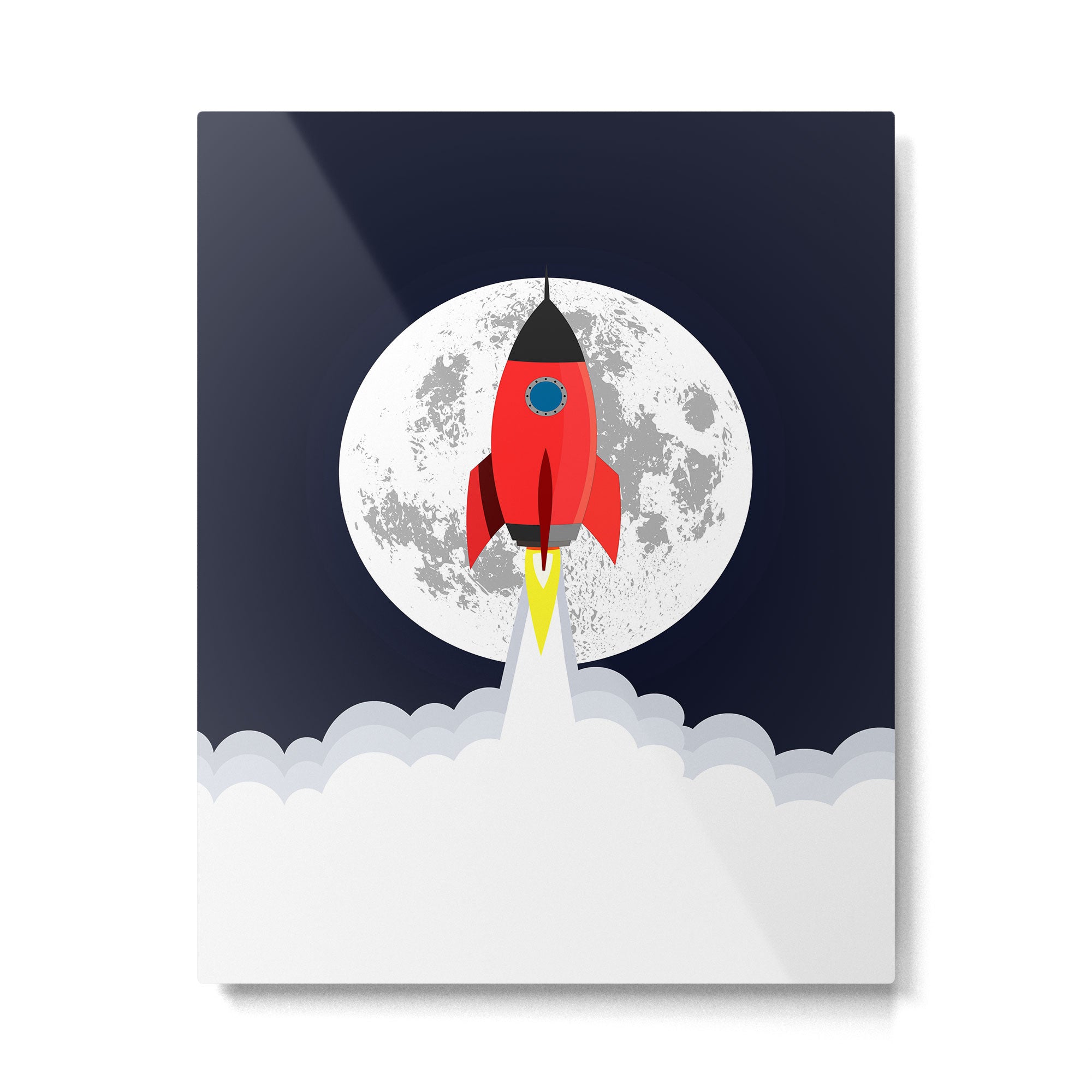 Rocket lift off Metal Print Gallery Image 6