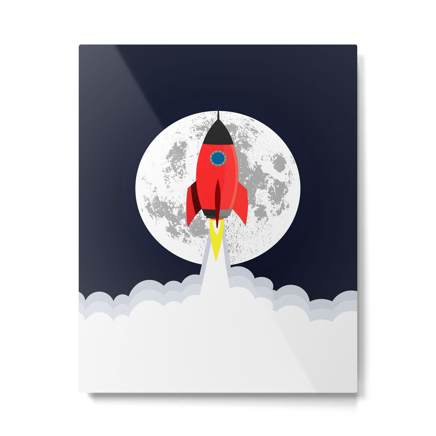 Rocket lift off Metal Print
