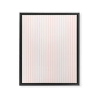 Classic Small Pink Rosebud Pastel Pink French Mattress Ticking Double Stripes Framed Canvas Print Gallery Image 8