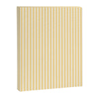 Classic Small Yellow Butter French Mattress Ticking Double Stripes Canvas Print Gallery Image 8