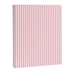 Light Pink and White Vertical Stripe Pattern for Refined Interior Design Canvas Print Gallery Image 8
