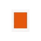 Orange Soda Solid Summer Party Color Art Print Gallery Image 1