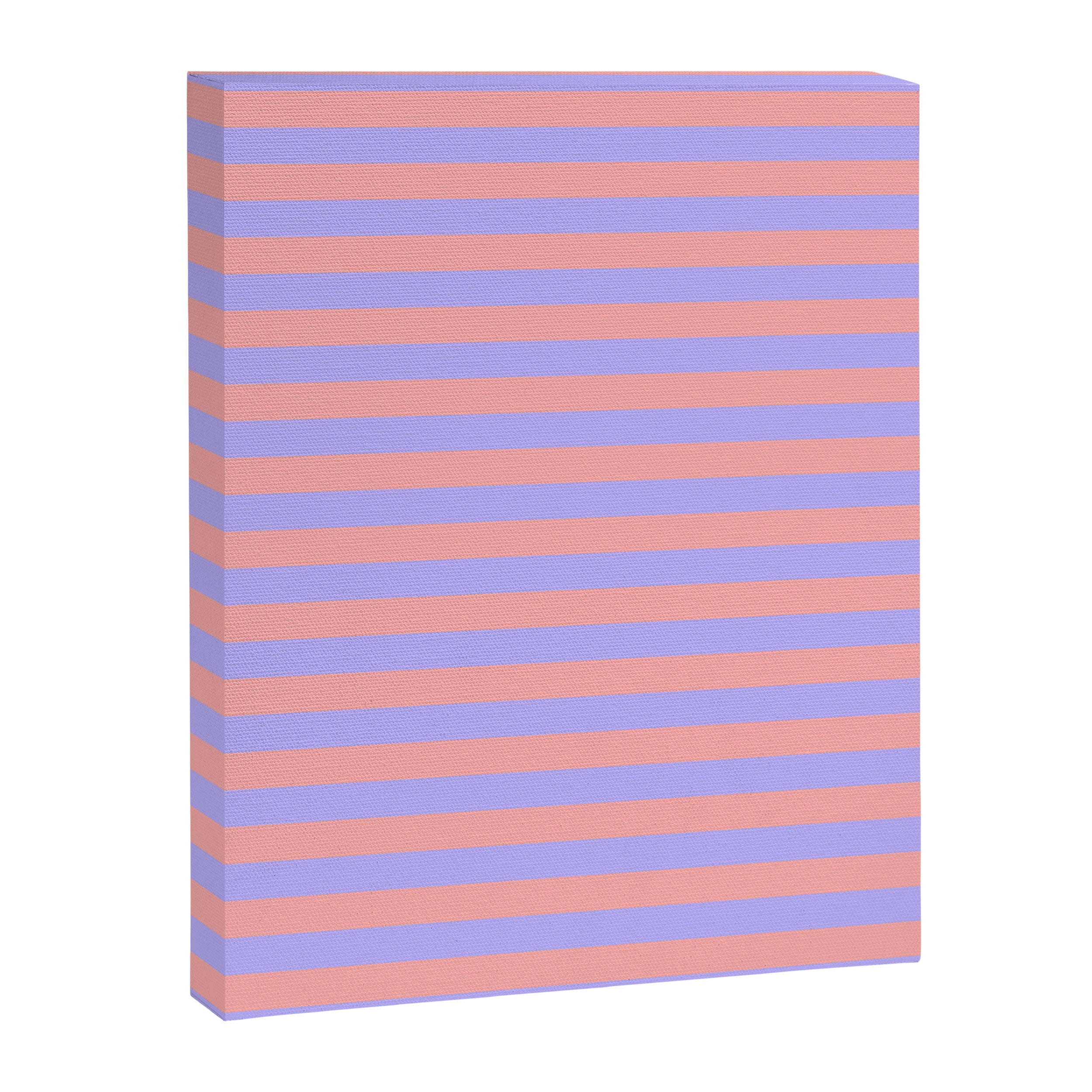 Sand Pink and Purple Wisteria  Summer Gazebo Stripes Canvas Print Gallery Image 8