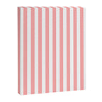 Sand Pink and White Tan Lines Summer Gazebo Stripes Canvas Print Gallery Image 8