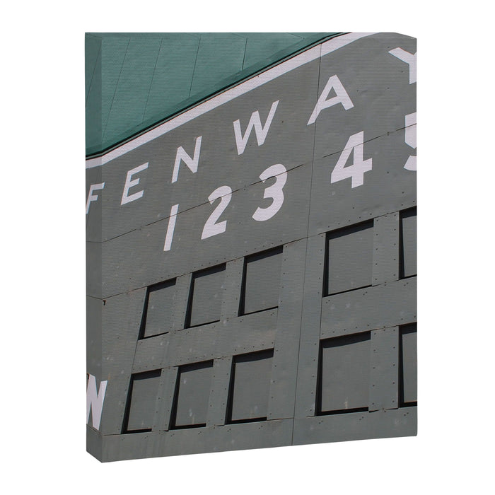 Fenwall -- Boston Fenway Park Wall, Green Monster, Red Sox Canvas Print Gallery Image 1