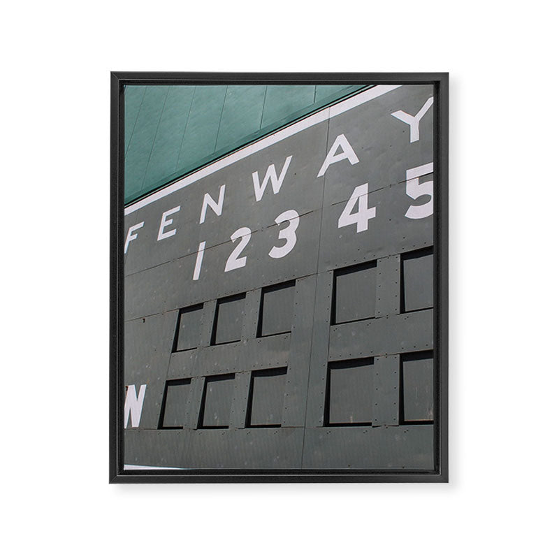 Fenwall -- Boston Fenway Park Wall, Green Monster, Red Sox Framed Canvas Print Gallery Image 8