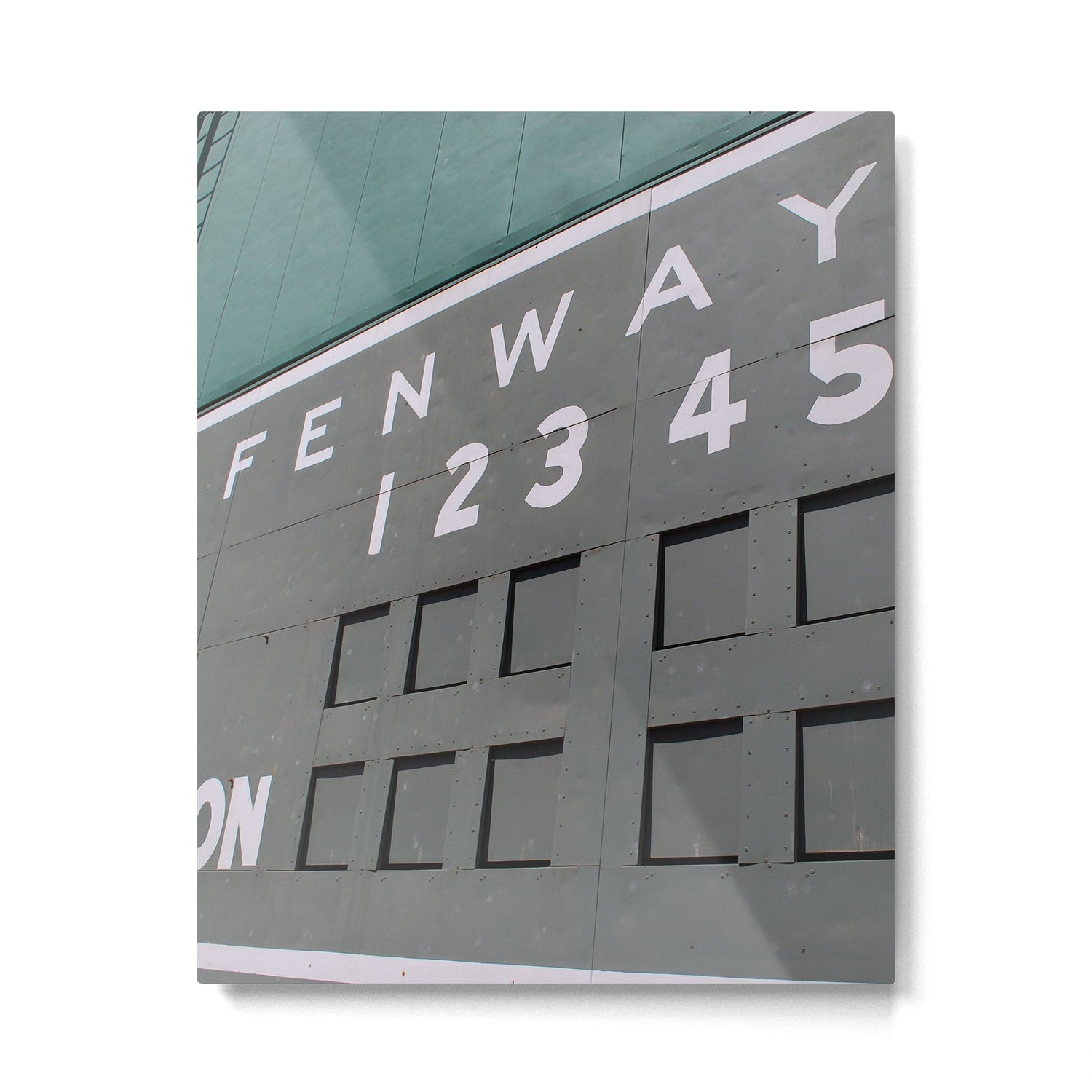 Fenwall -- Boston Fenway Park Wall, Green Monster, Red Sox Metal Print Gallery Image 6
