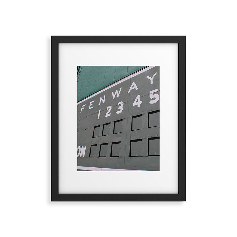 Fenwall -- Boston Fenway Park Wall, Green Monster, Red Sox Framed Art Print Gallery Image 6
