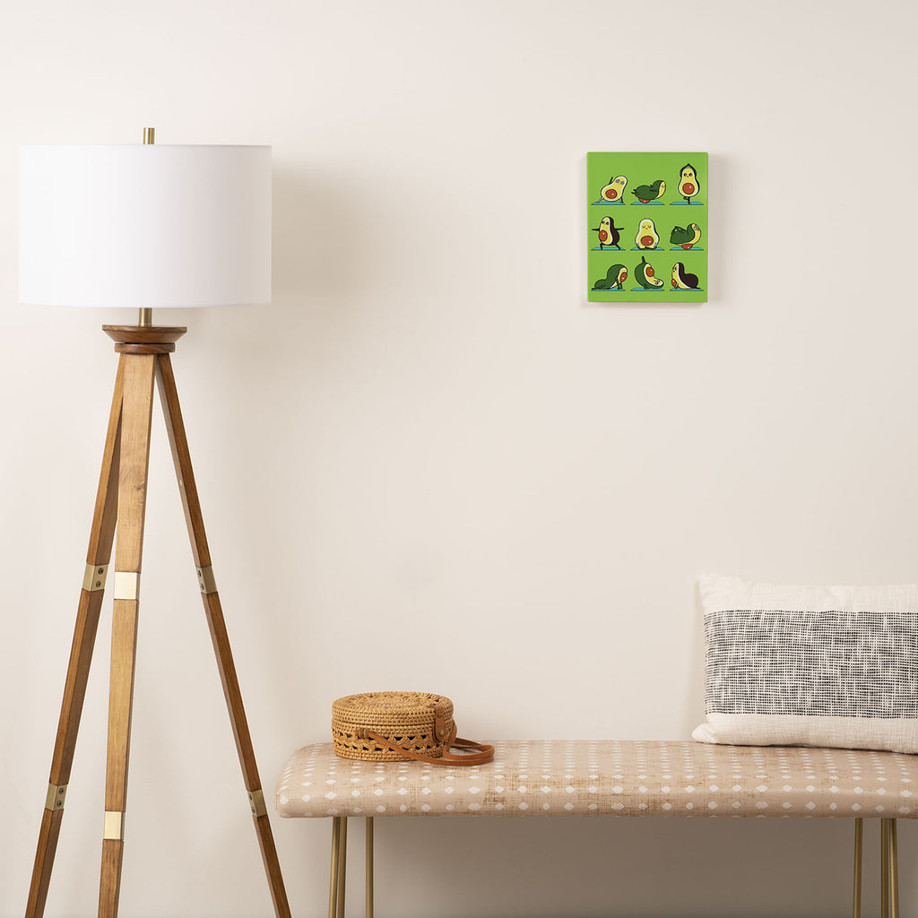 Avocado Yoga Canvas Print Gallery Image 2