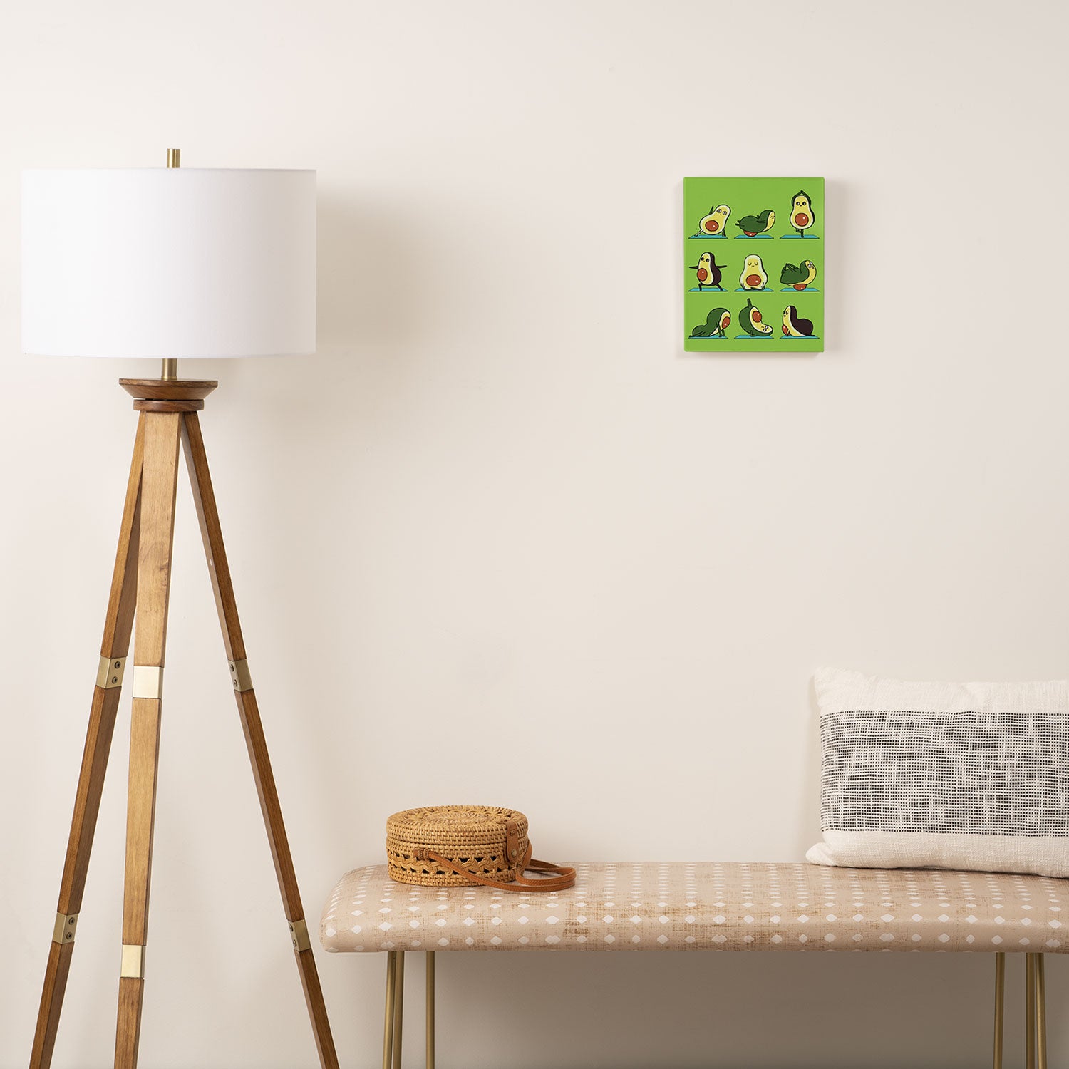 Avocado Yoga Canvas Print Gallery Image 2