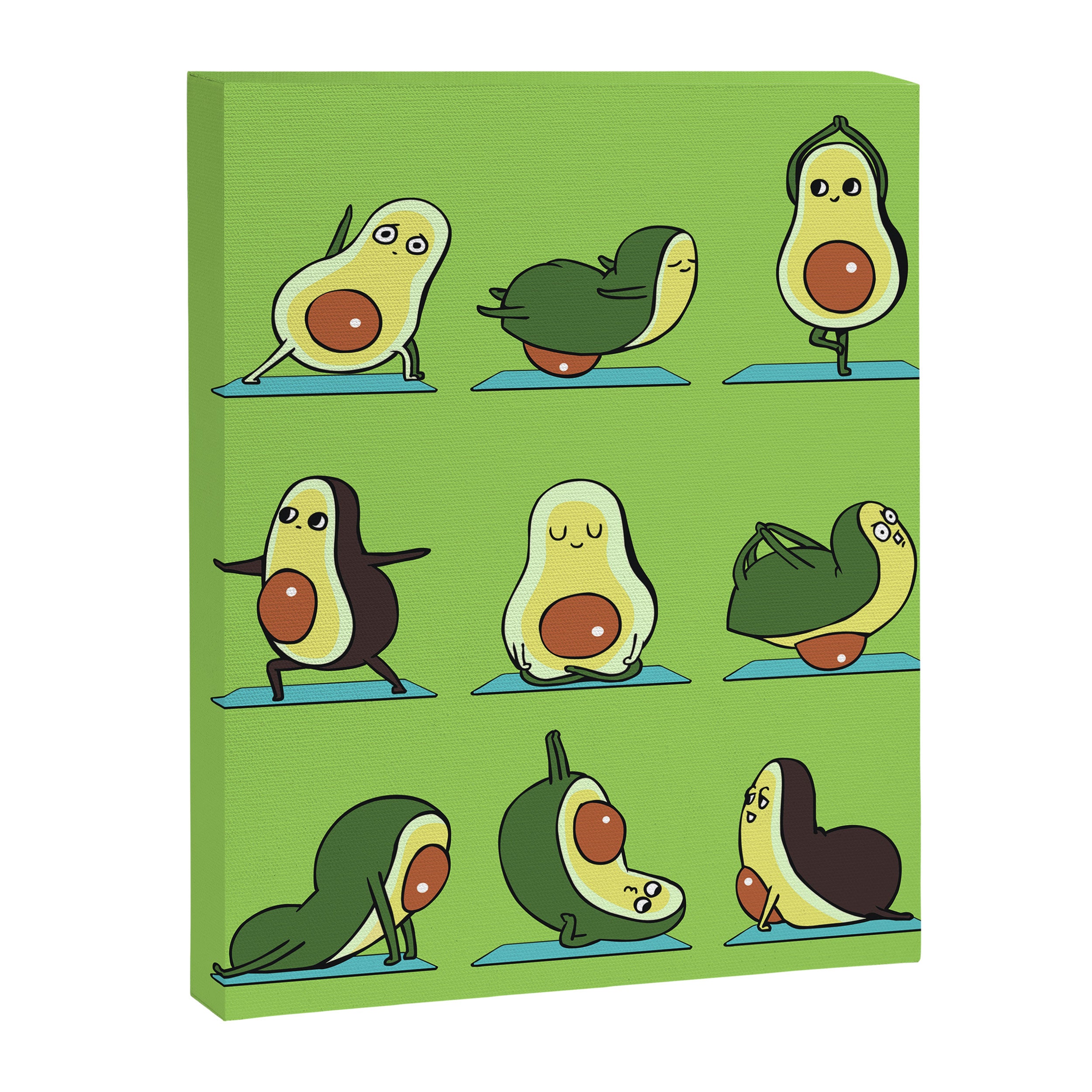 Avocado Yoga Canvas Print Gallery Image 8