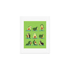 Avocado Yoga Art Print Gallery Image 1