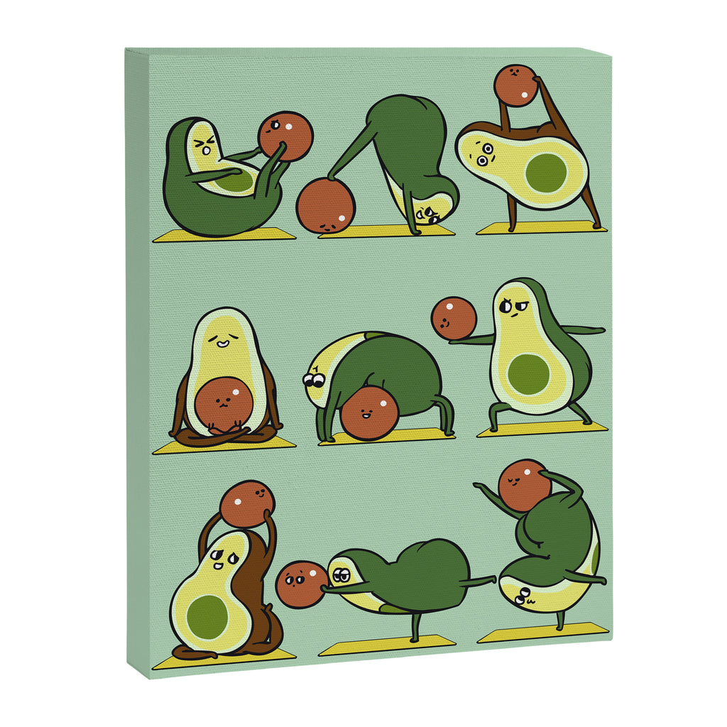 Avocado Yoga With The Seed Canvas Print Gallery Image 8