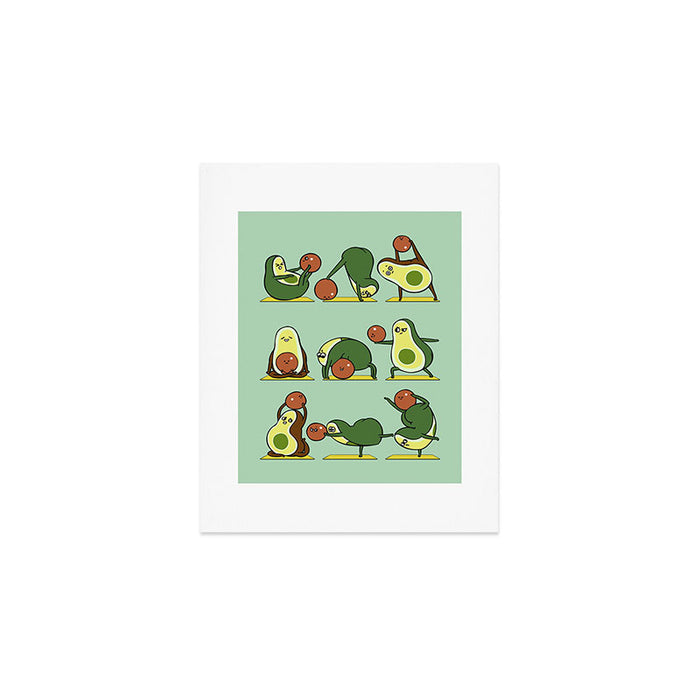 Avocado Yoga With The Seed Art Print Gallery Image 1