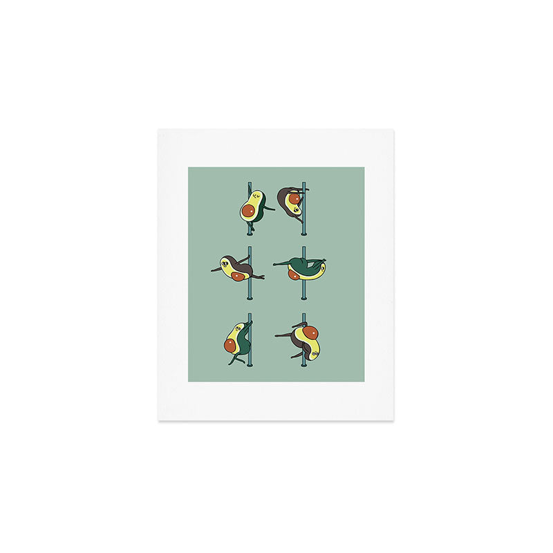 Avocados Pole Dancing Club Art Print Gallery Image 1