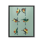 Avocados Pole Dancing Club Framed Canvas Print Gallery Image 8