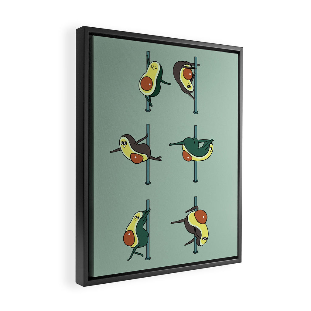 Avocados Pole Dancing Club Framed Canvas Print Gallery Image 2