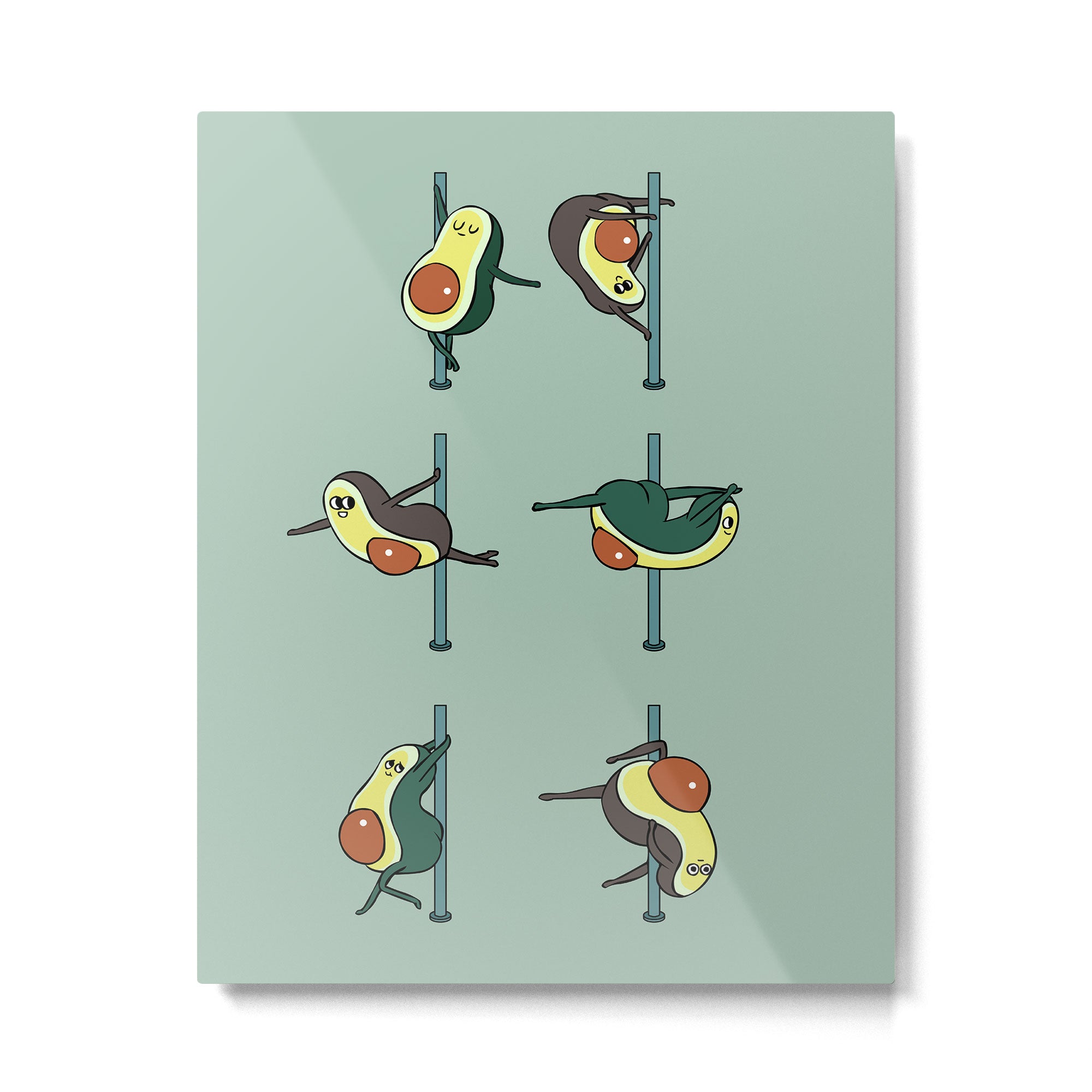 Avocados Pole Dancing Club Metal Print Gallery Image 6
