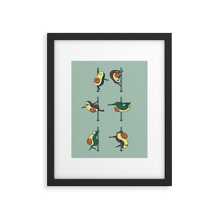 Avocados Pole Dancing Club Framed Art Print Gallery Image 1