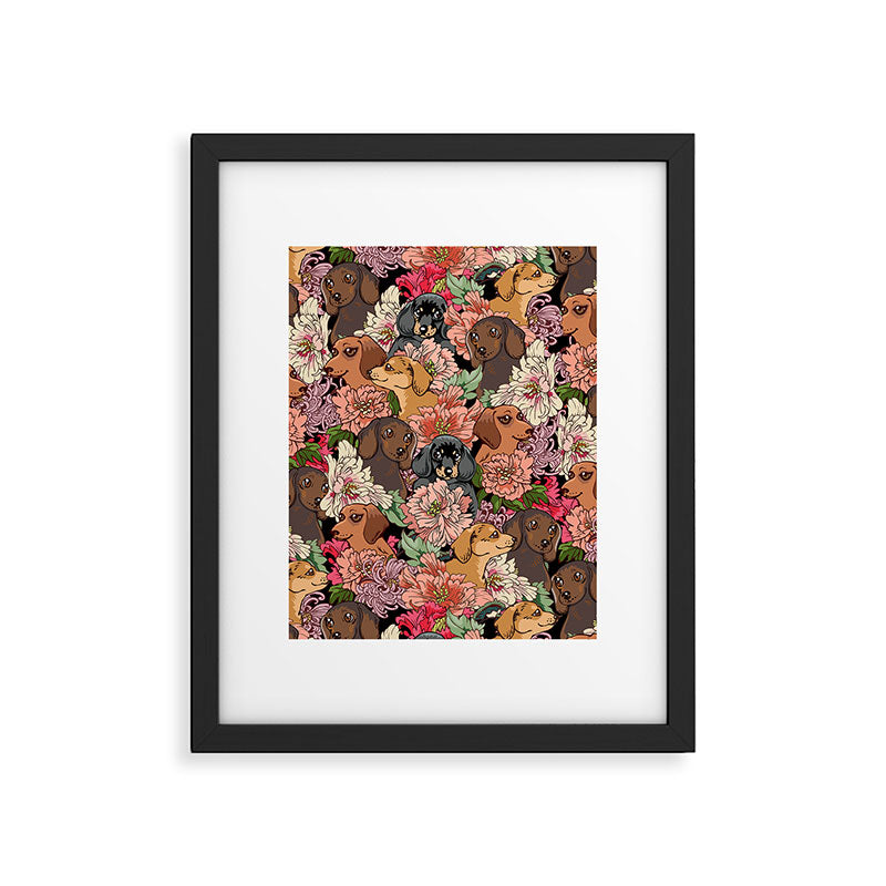 Because Dachshund Framed Art Print Gallery Image 6