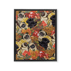 Because Pugs Autumn Framed Canvas Print Gallery Image 8