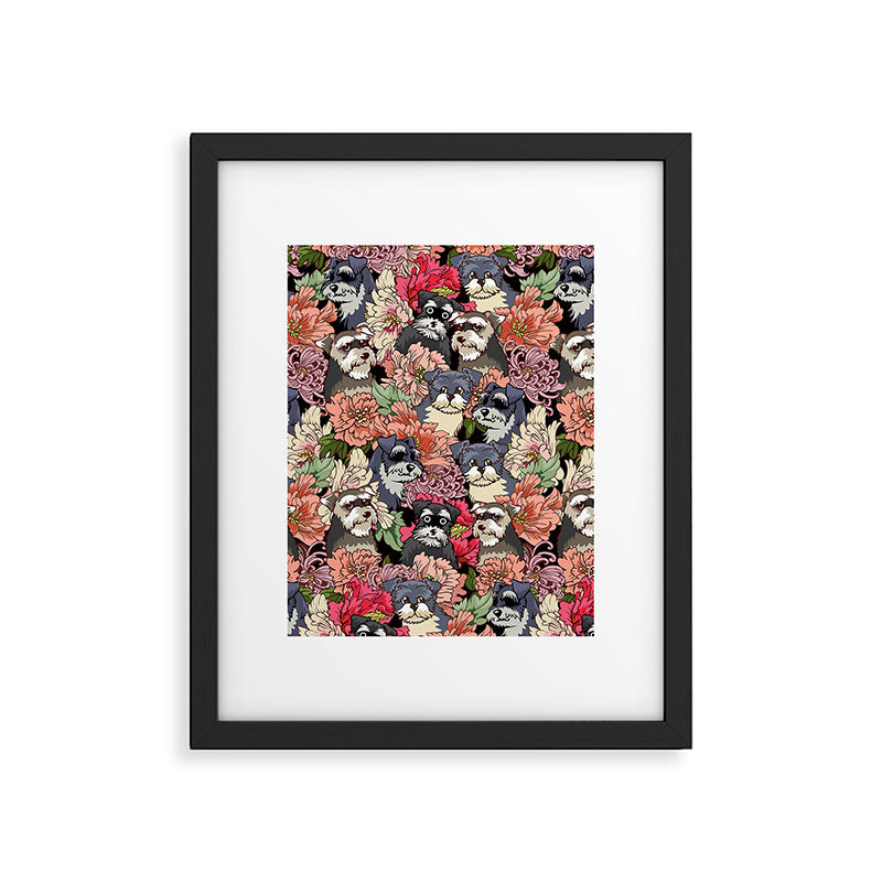 Because Schnauzers Framed Art Print Gallery Image 6