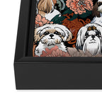 Because Shih Tzu Framed Canvas Print Gallery Image 3